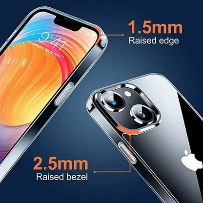 Entronix Case Compatible with iPhone 13 - [Hard Back] Slim Clear - A-1 Thread Vault