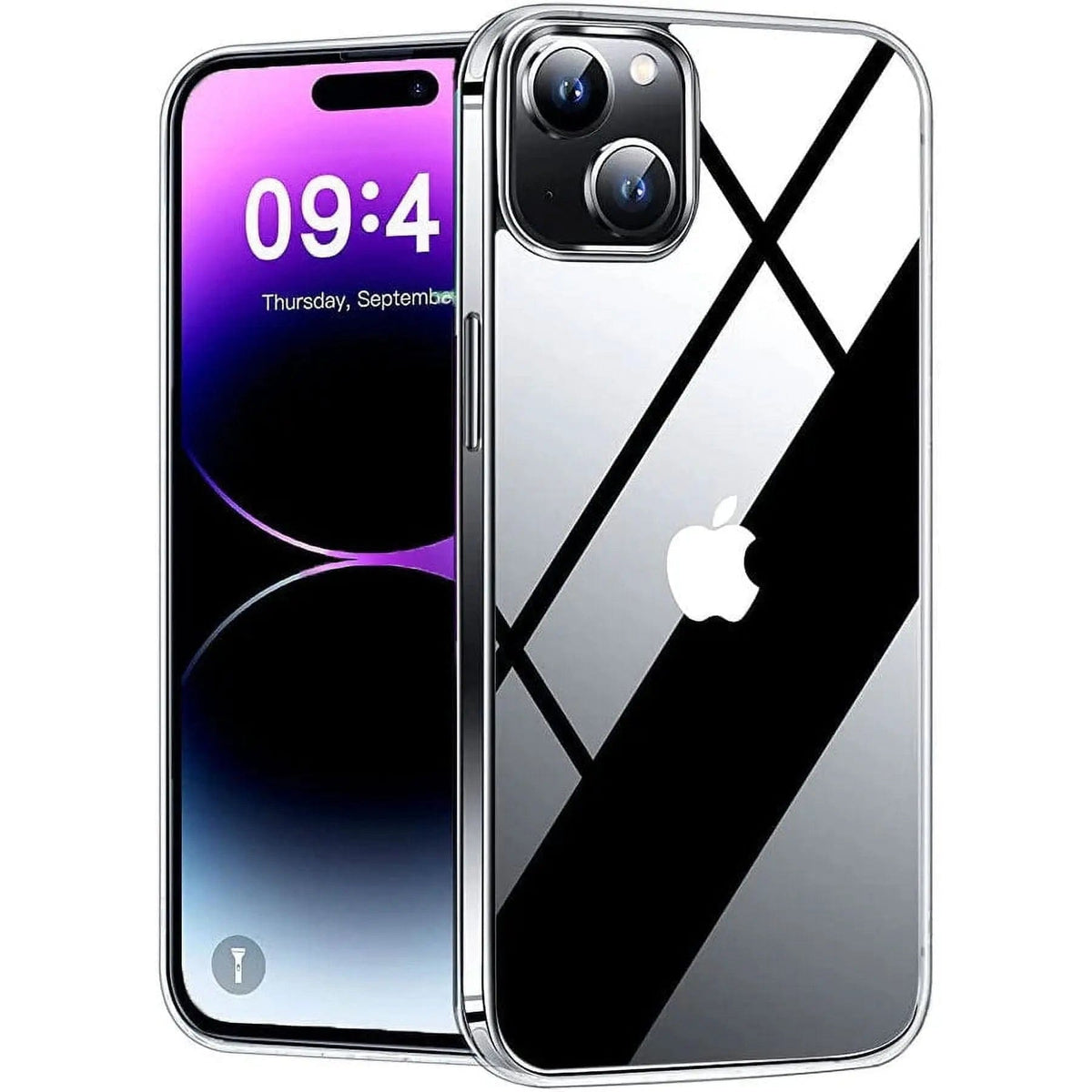 Entronix Case Compatible with iPhone 13 - [Hard Back] Slim Clear - A-1 Thread Vault