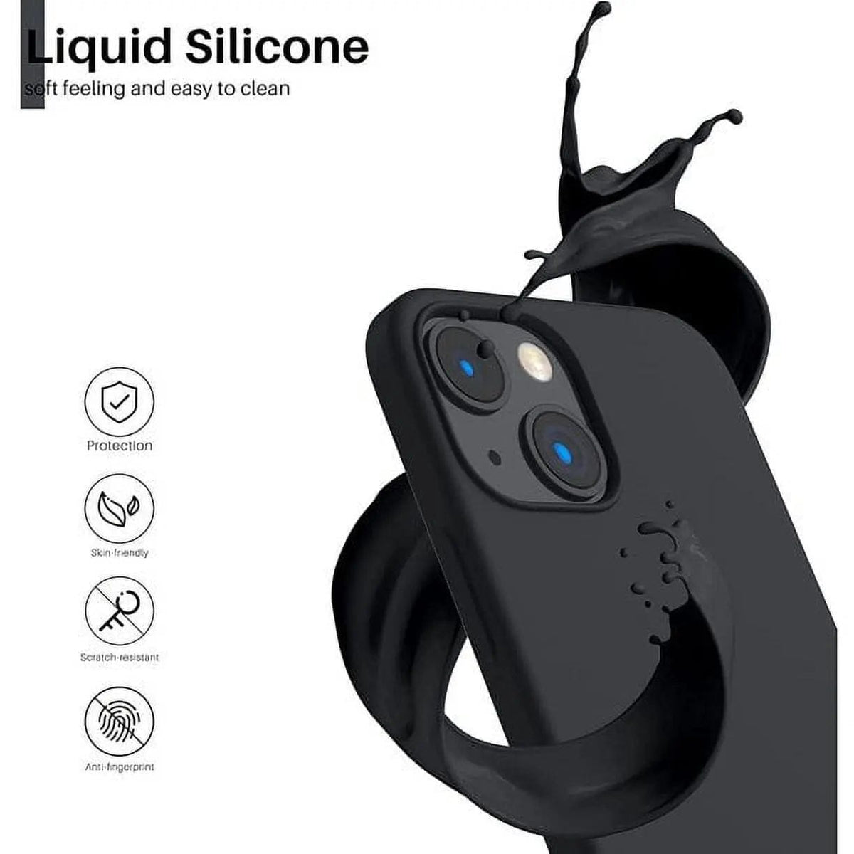 Entronix Case Compatible with iPhone 14 Plus - Soft-Touch Liquid Silicone - A-1 Thread Vault