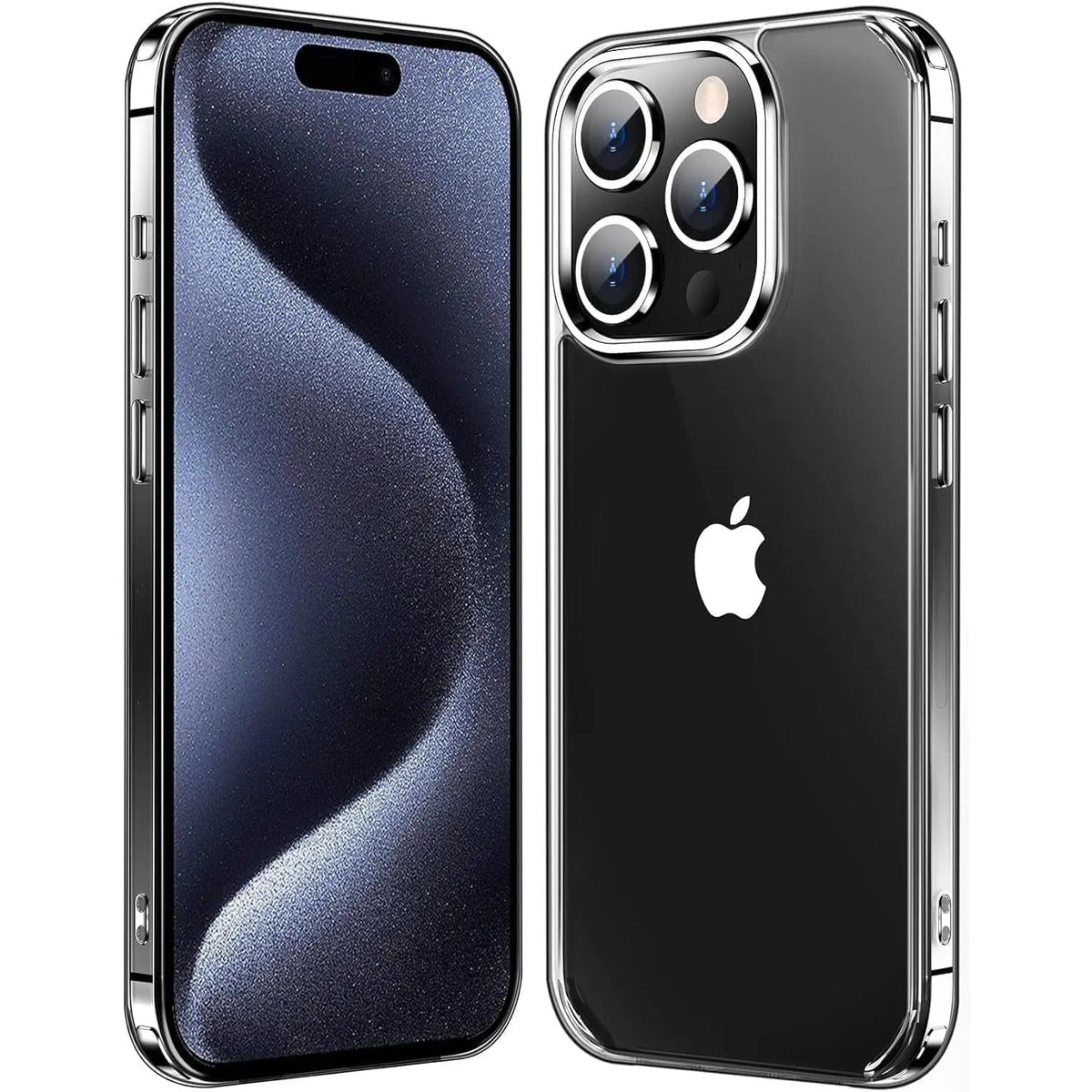 Entronix Case Compatible with iPhone 15 Pro - [Hard Back] Slim Clear - A-1 Thread Vault
