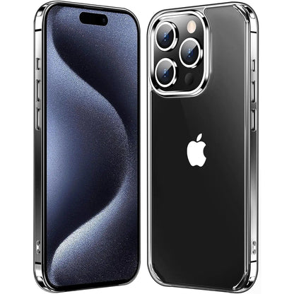 Entronix Case Compatible with iPhone 15 Pro - [Hard Back] Slim Clear - A-1 Thread Vault