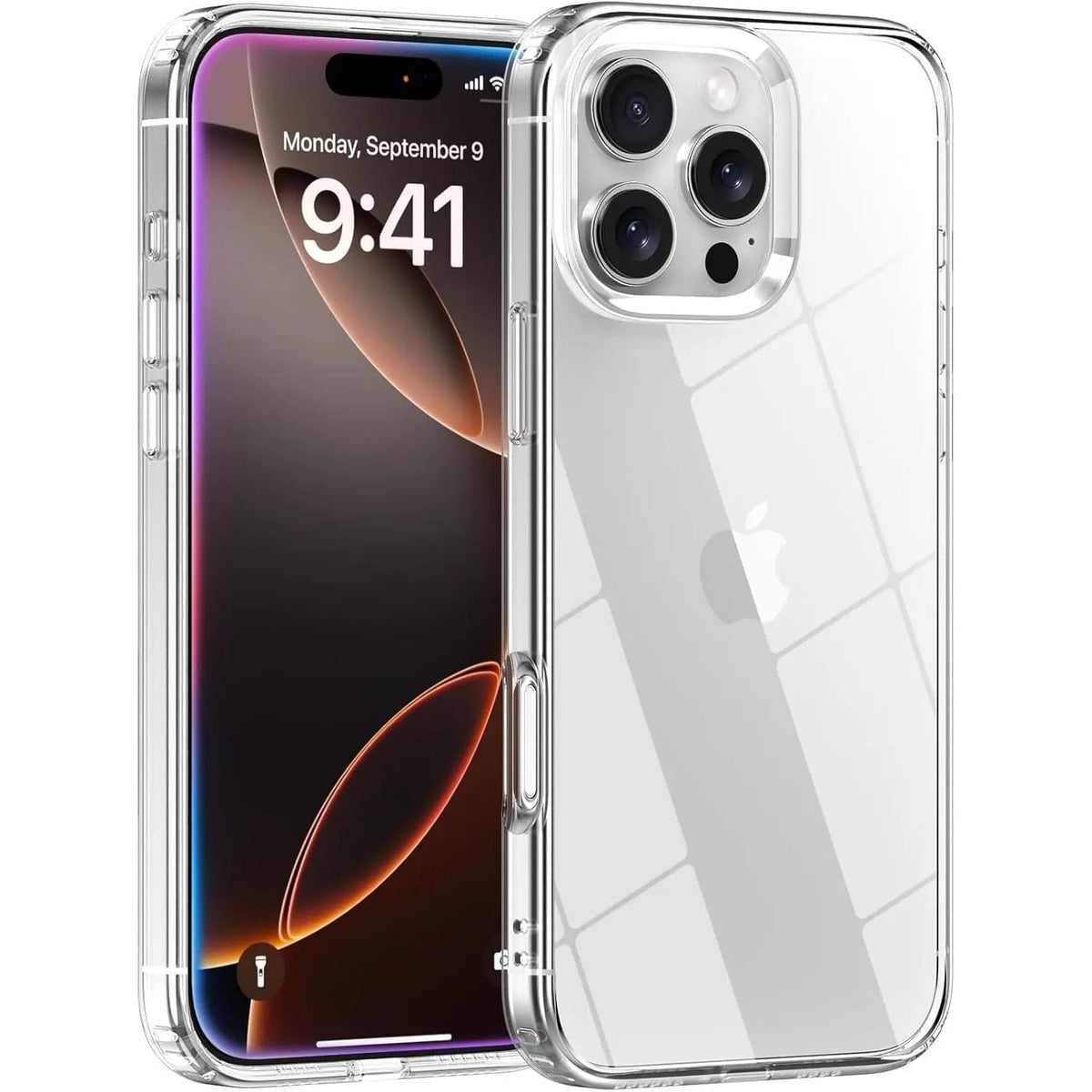 Entronix Case Compatible with iPhone 15 Pro Max - [Hard Back] Slim Clear - A-1 Thread Vault