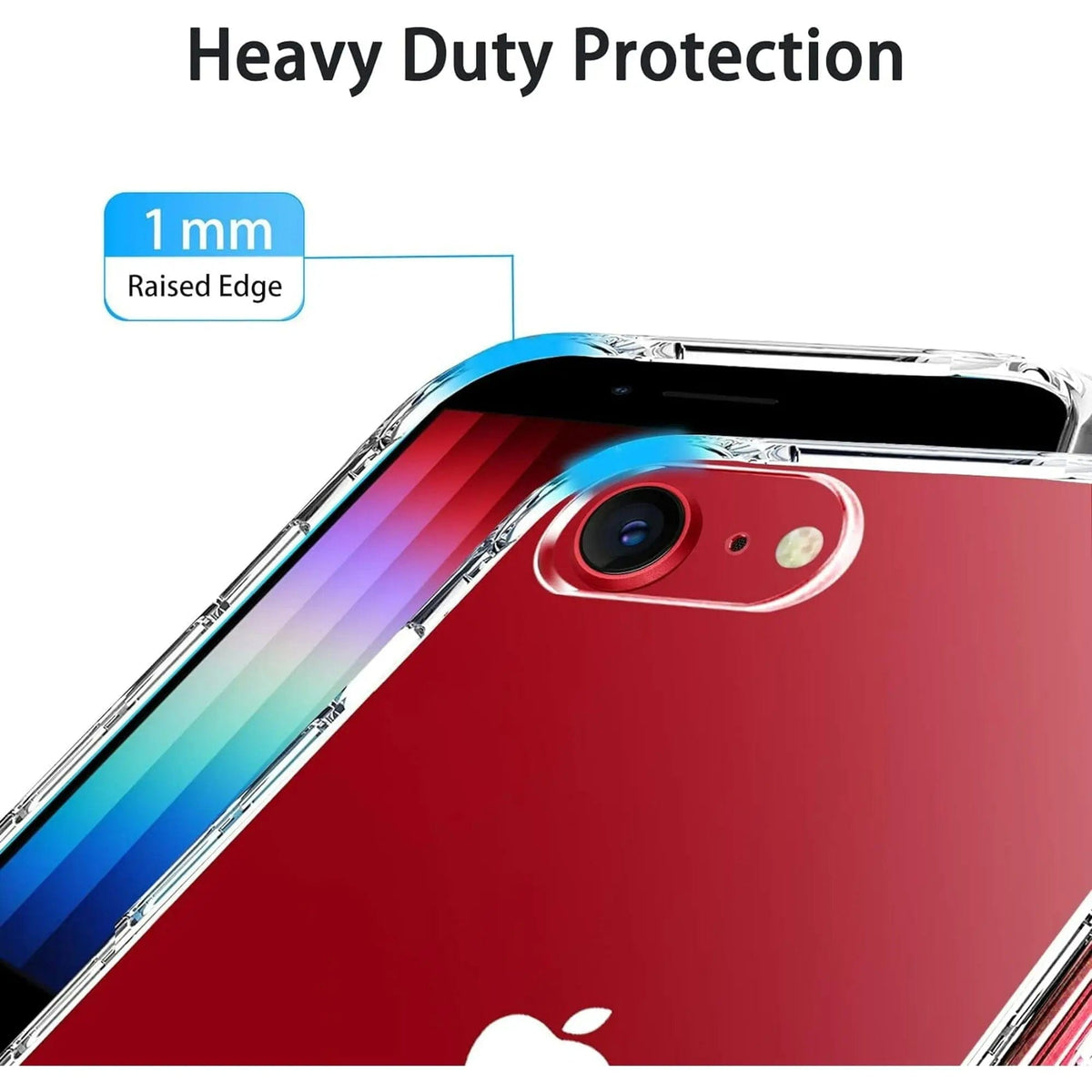 Entronix Case Compatible with iPhone 8/7/SE (2nd Gen) - [Hard Back] Slim Clear - A-1 Thread Vault