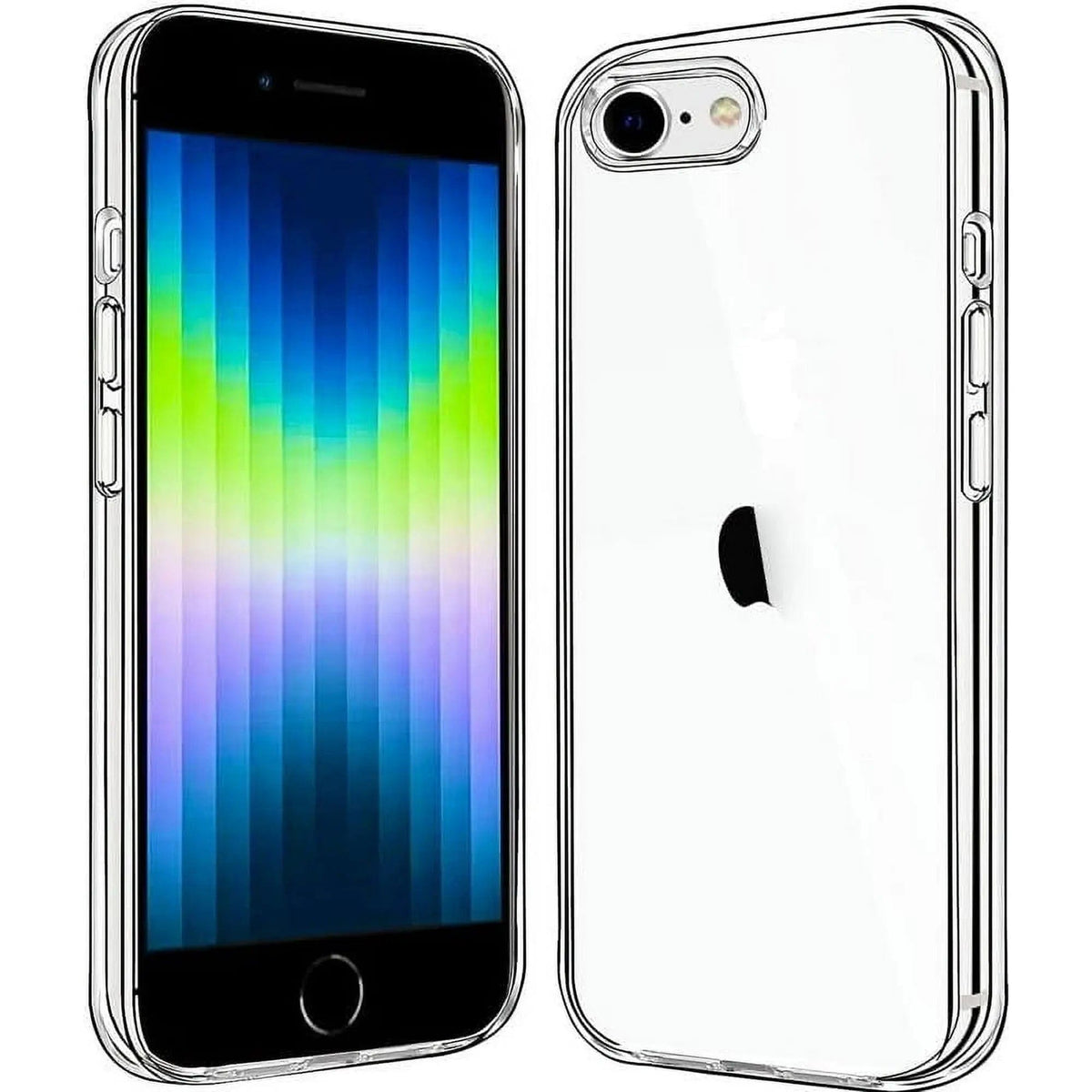 Entronix Case Compatible with iPhone 8/7/SE (2nd Gen) - [Hard Back] Slim Clear - A-1 Thread Vault