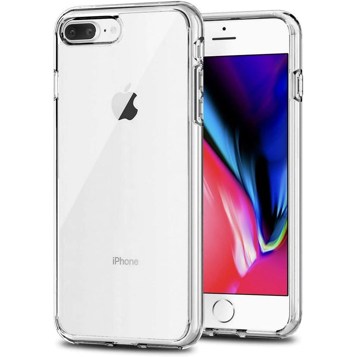 Entronix Case Compatible with iPhone 8 Plus/7 Plus - [Hard Back] Slim Clear - A-1 Thread Vault