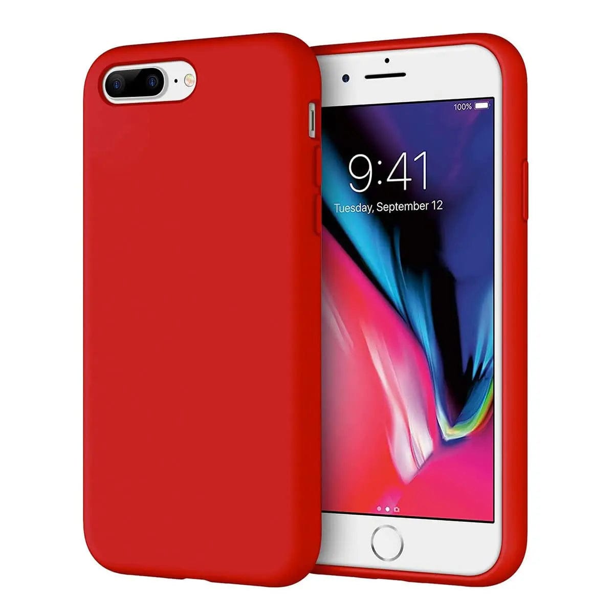 Entronix Case Compatible with iPhone 8 Plus/7 Plus - Soft-Touch Liquid Silicone - A-1 Thread Vault