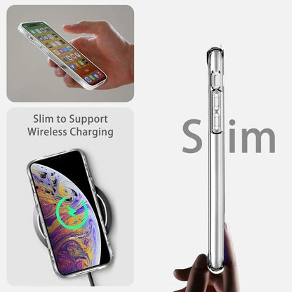 Entronix Case Compatible with iPhone X/XS - [Hard Back] Slim Clear - A-1 Thread Vault
