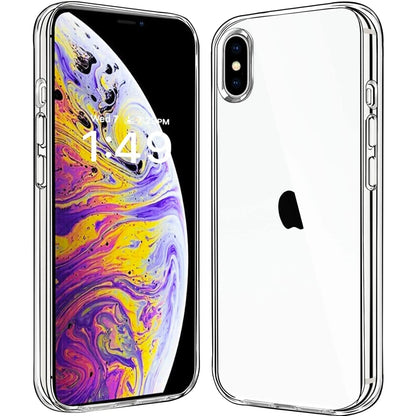 Entronix Case Compatible with iPhone X/XS - [Hard Back] Slim Clear - A-1 Thread Vault