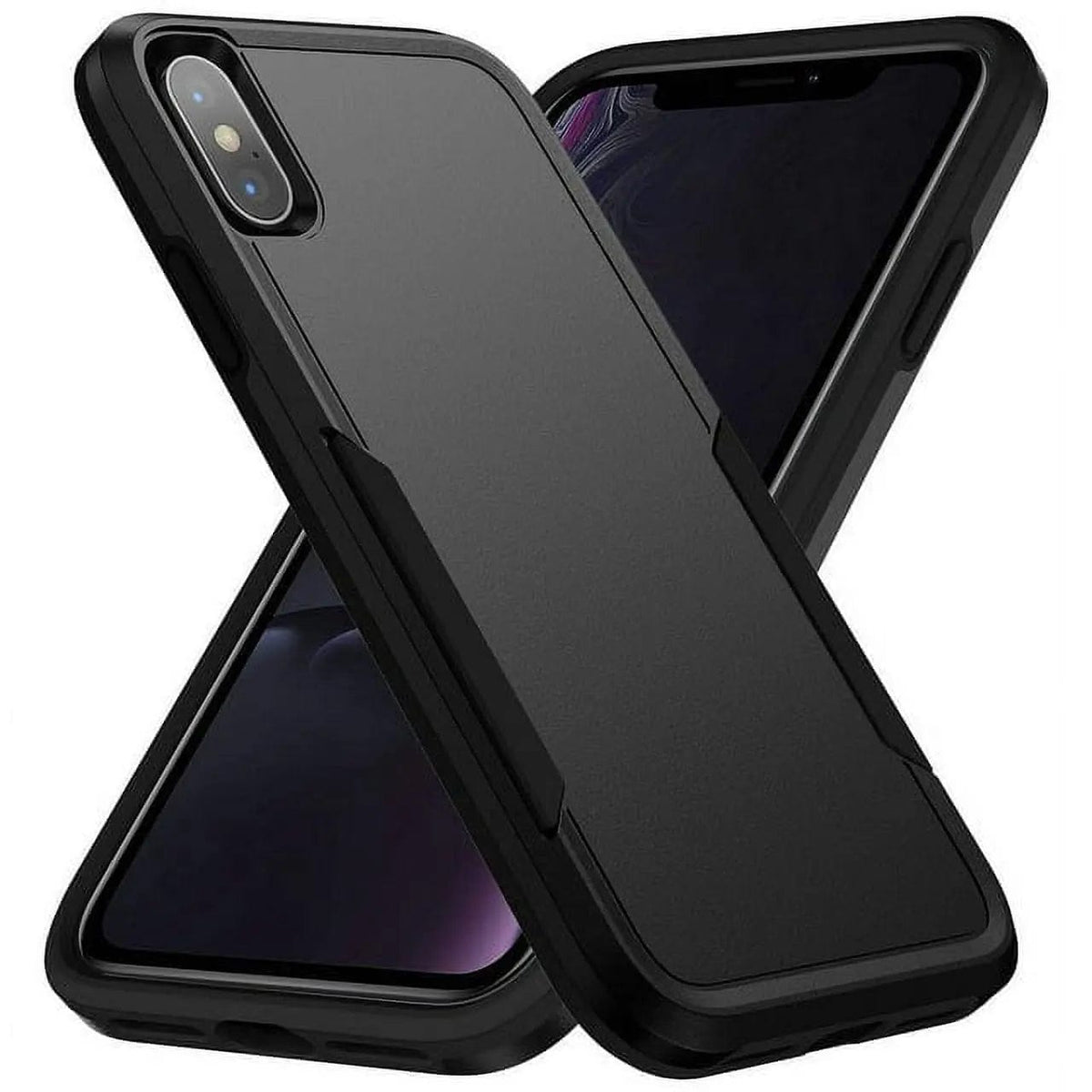 Entronix Case Compatible with iPhone X/XS - Soft-Touch Dual-Layer Sleek Cover - A-1 Thread Vault
