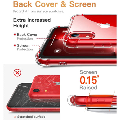 Entronix Case Compatible with iPhone XR - [Hard Back] Slim Clear - A-1 Thread Vault
