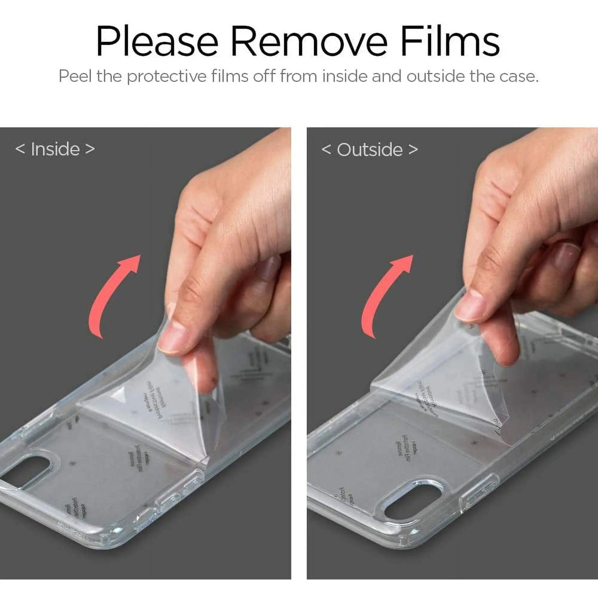 Entronix Case Compatible with iPhone XR - [Hard Back] Slim Clear - A-1 Thread Vault