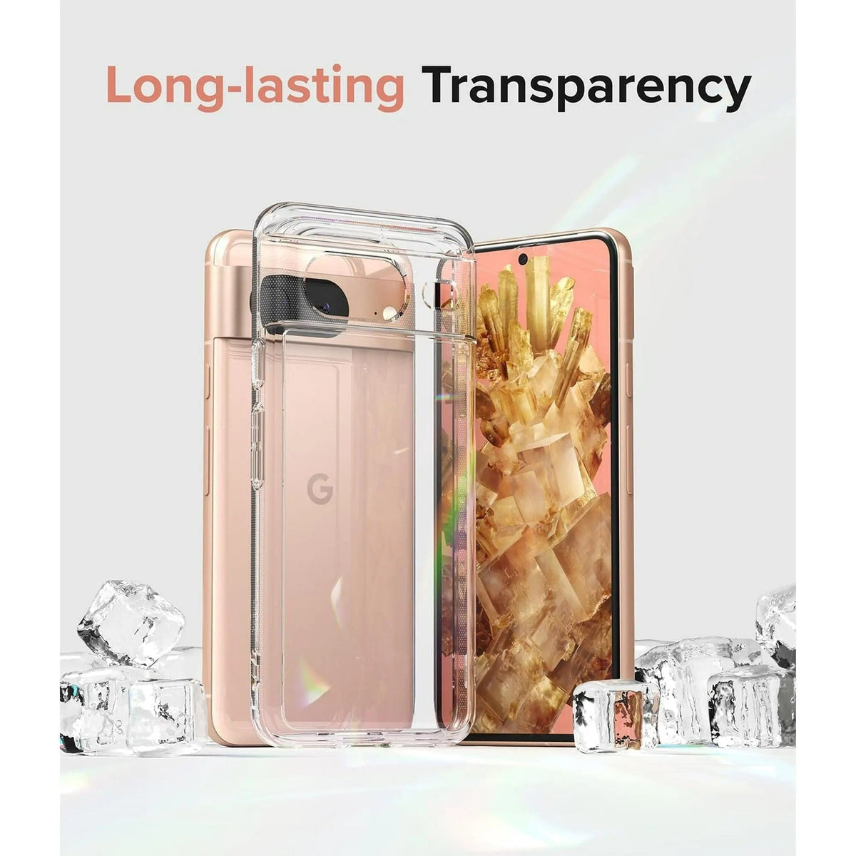 Entronix Case Compatible with Pixel 7 - [Hard Back] Clear Cover - A-1 Thread Vault