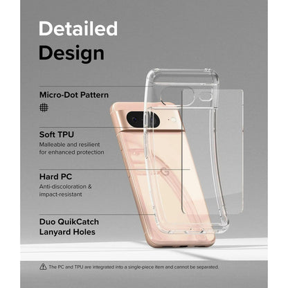 Entronix Case Compatible with Pixel 7 - [Hard Back] Clear Cover - A-1 Thread Vault