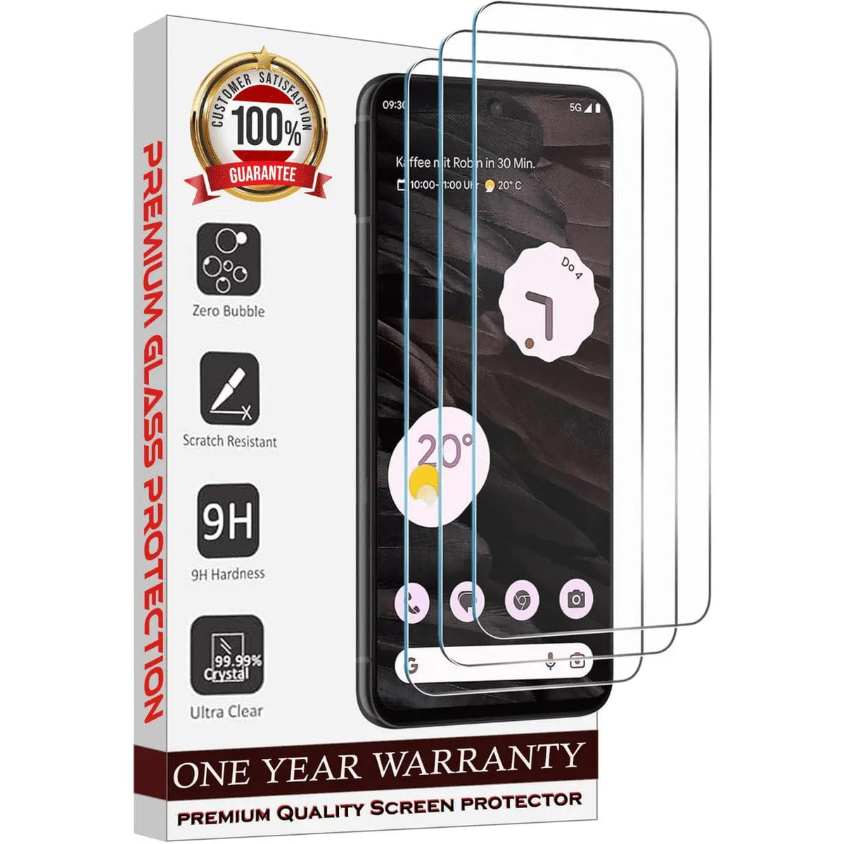 Entronix Clear Screen Protector Compatible with Galaxy A05 - 3-Piece Combo - A-1 Thread Vault