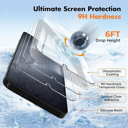 Entronix Clear Screen Protector Compatible with Galaxy A21 - 2-Piece Combo - A-1 Thread Vault