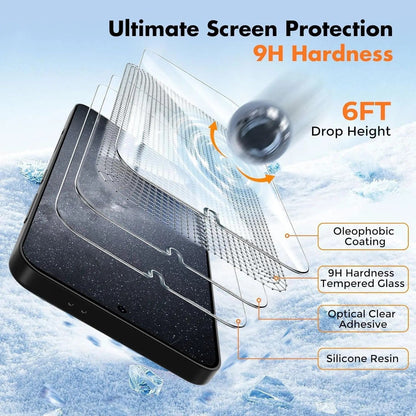Entronix Clear Screen Protector Compatible with Galaxy A51 - 3-Piece Combo - A-1 Thread Vault
