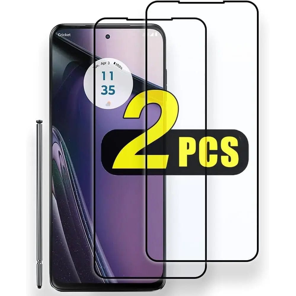 Entronix Clear Screen Protector Compatible with Moto Edge 2022 - 2-Piece Combo - A-1 Thread Vault