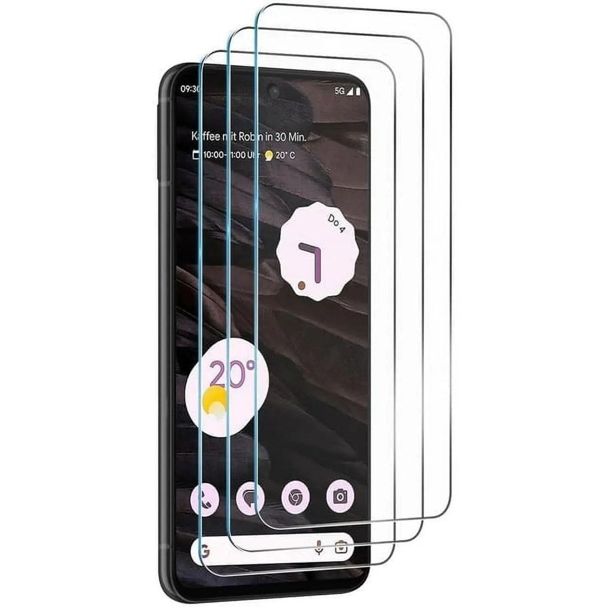 Entronix Clear Screen Protector Compatible with Pixel 6 Pro - 3-Piece Combo - A-1 Thread Vault