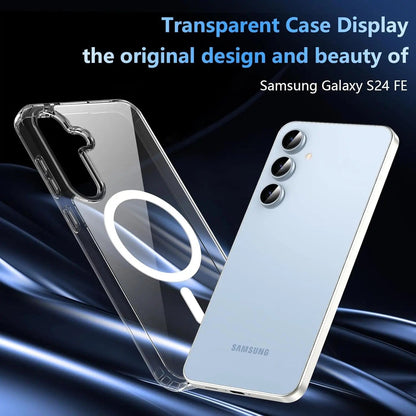 Entronix [Magnetic] Case Compatible with Galaxy S24 Ultra - [Hard Back] Slim Clear - A-1 Thread Vault