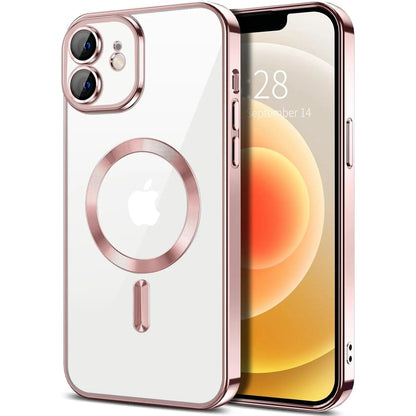 Entronix [Magnetic] Case Compatible with iPhone 11 - [Clear Back] Luxury Glossy Cover - A-1 Thread Vault