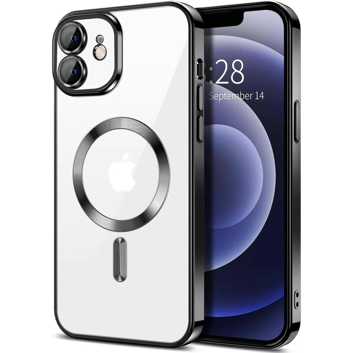 Entronix [Magnetic] Case Compatible with iPhone 11 - [Clear Back] Luxury Glossy Cover - A-1 Thread Vault