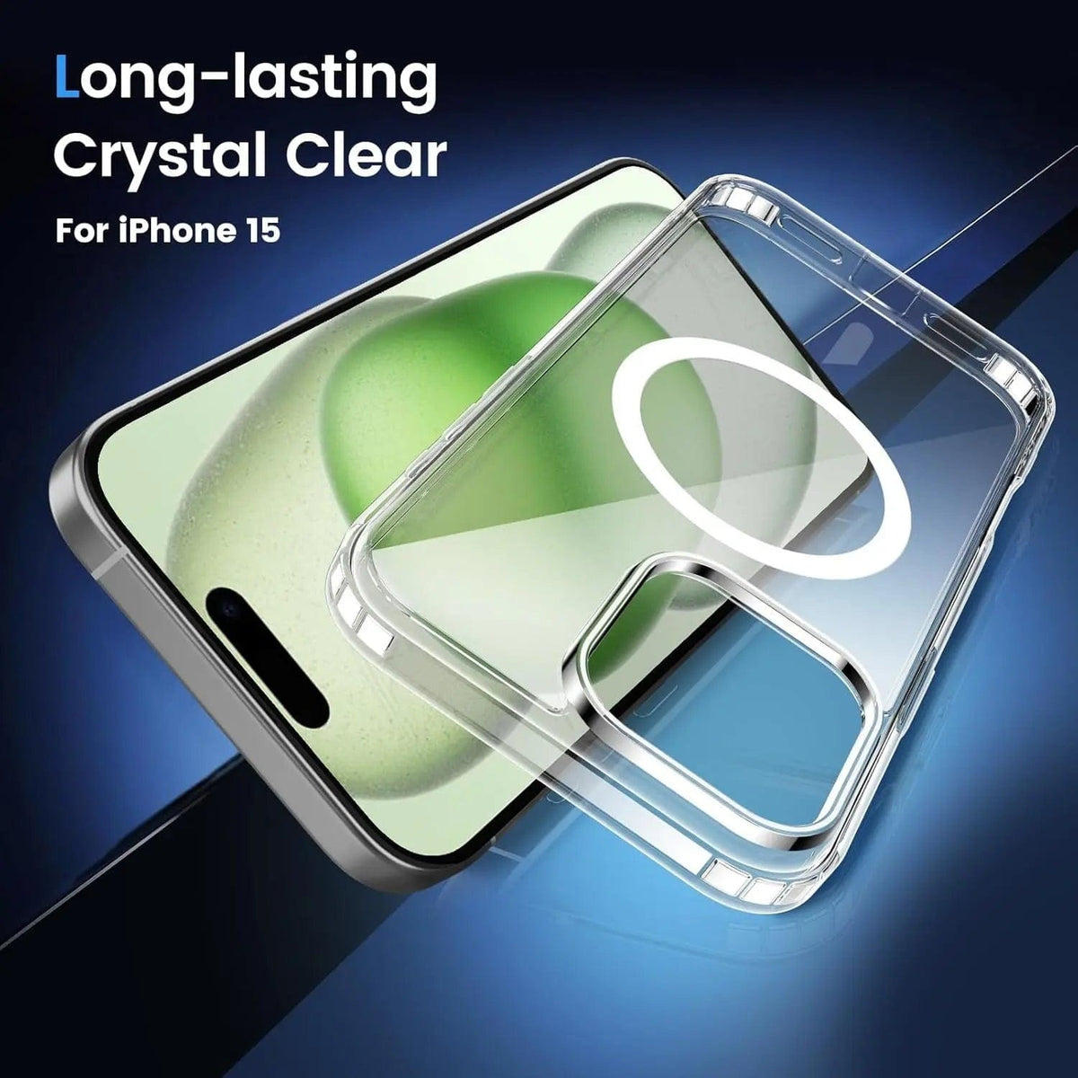 Entronix [Magnetic] Case Compatible with iPhone 13 Mini - [Hard Back] Slim Clear - A-1 Thread Vault