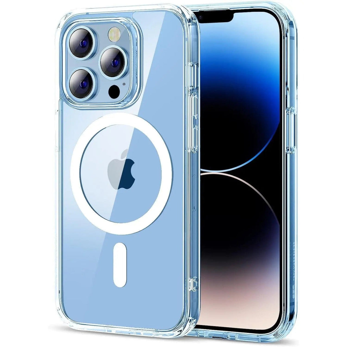 Entronix [Magnetic] Case Compatible with iPhone 13 Pro - [Hard Back] Slim Clear - A-1 Thread Vault
