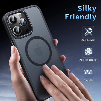 Entronix [Magnetic] Case Compatible with iPhone 14 Pro Max - Translucent Frosted Matte - A-1 Thread Vault