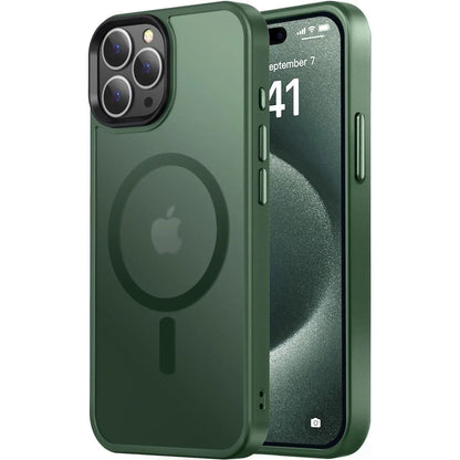 Entronix [Magnetic] Case Compatible with iPhone 14 Pro Max - Translucent Frosted Matte - A-1 Thread Vault