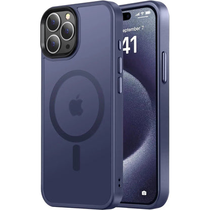 Entronix [Magnetic] Case Compatible with iPhone 14 Pro Max - Translucent Frosted Matte - A-1 Thread Vault