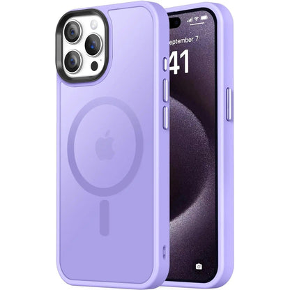 Entronix [Magnetic] Case Compatible with iPhone 14 Pro Max - Translucent Frosted Matte - A-1 Thread Vault