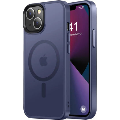 Entronix [Magnetic] Case Compatible with iPhone 15 Plus - Translucent Frosted Matte - A-1 Thread Vault