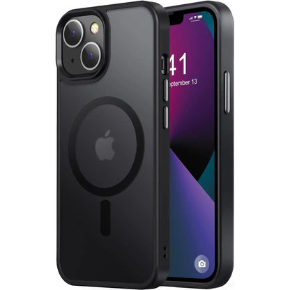 Entronix [Magnetic] Case Compatible with iPhone 15 - Translucent Frosted Matte - A-1 Thread Vault