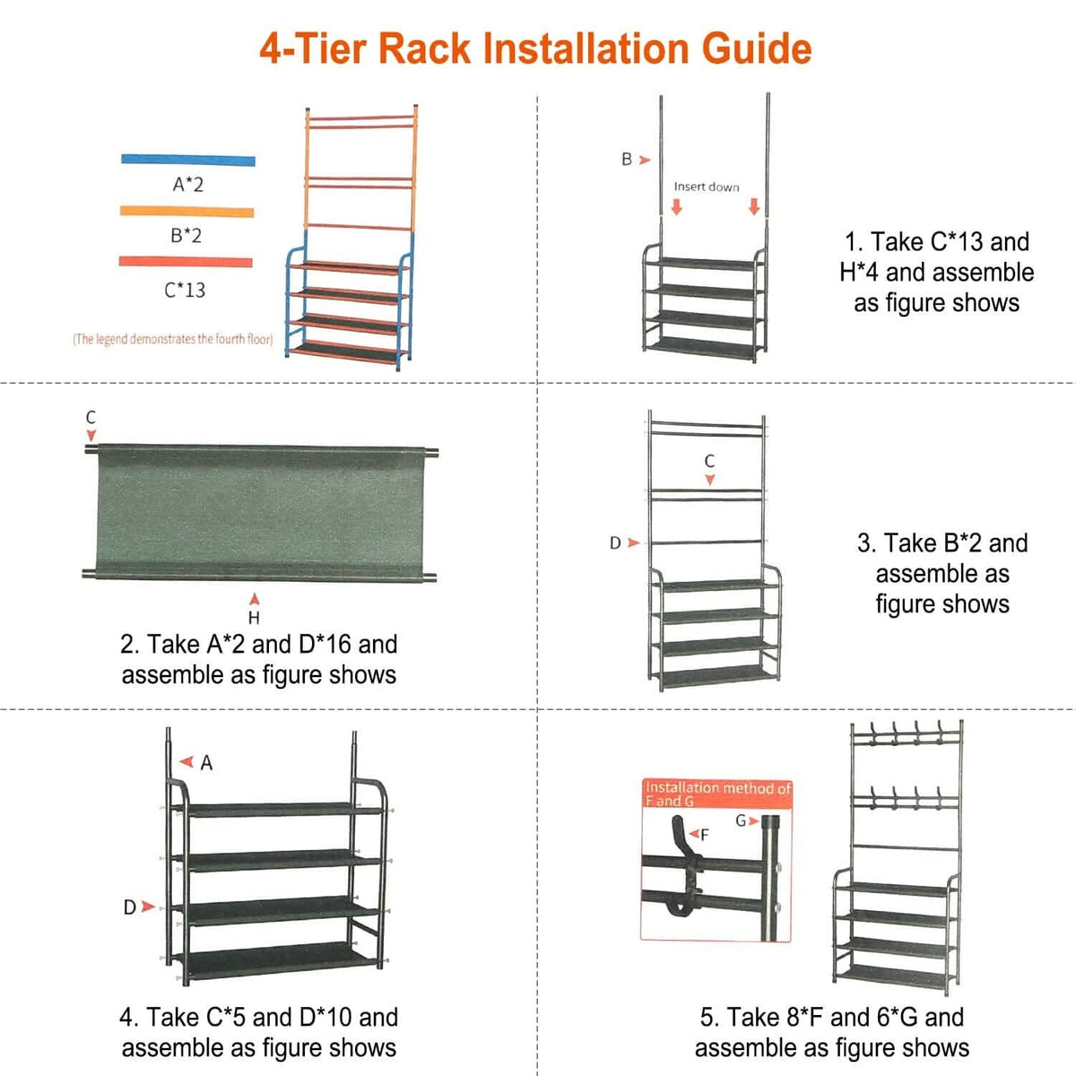 Entryway Coat Hat Rack Shoe Storage Shelf - A-1 Thread Vault