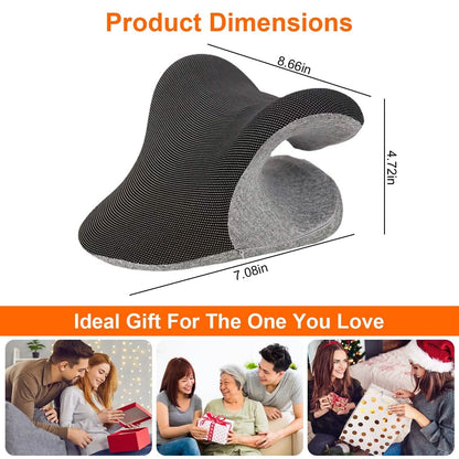 Ergonomic Heated Neck Stretcher Cervical Traction Therapy Pillow with Graphene Heating Pad - A-1 Thread Vault