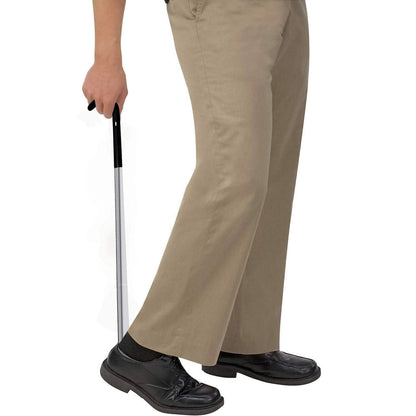 Ergonomic Stainless Steel Easy Grip Long Handle Shoe Horn - A-1 Thread Vault