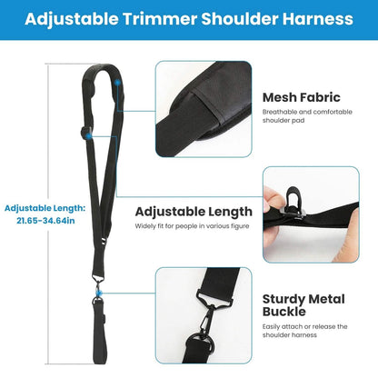 Ergonomic Trimmer Handle Grip with Shoulder Strap - A-1 Thread Vault