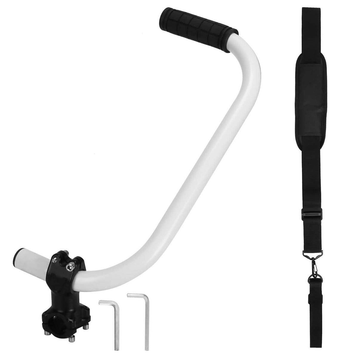 Ergonomic Trimmer Handle Grip with Shoulder Strap - A-1 Thread Vault