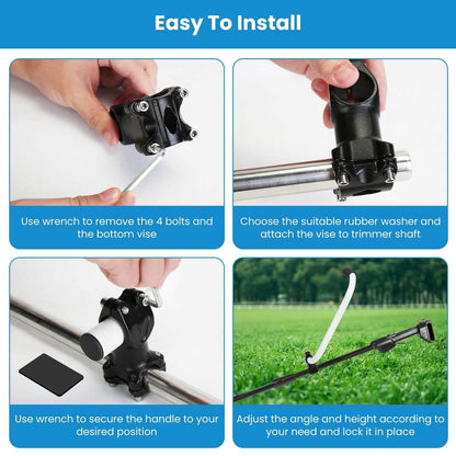 Ergonomic Trimmer Handle Grip with Shoulder Strap - A-1 Thread Vault