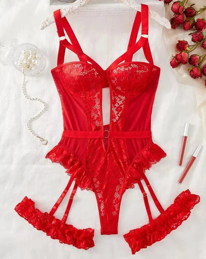 Erotic Underwear Bras Sets For Women Lace Garter Lingerie Intimates 2025 Underwire Bra And Panty Thongs Ladies Underwear Set - A-1 Thread Vault