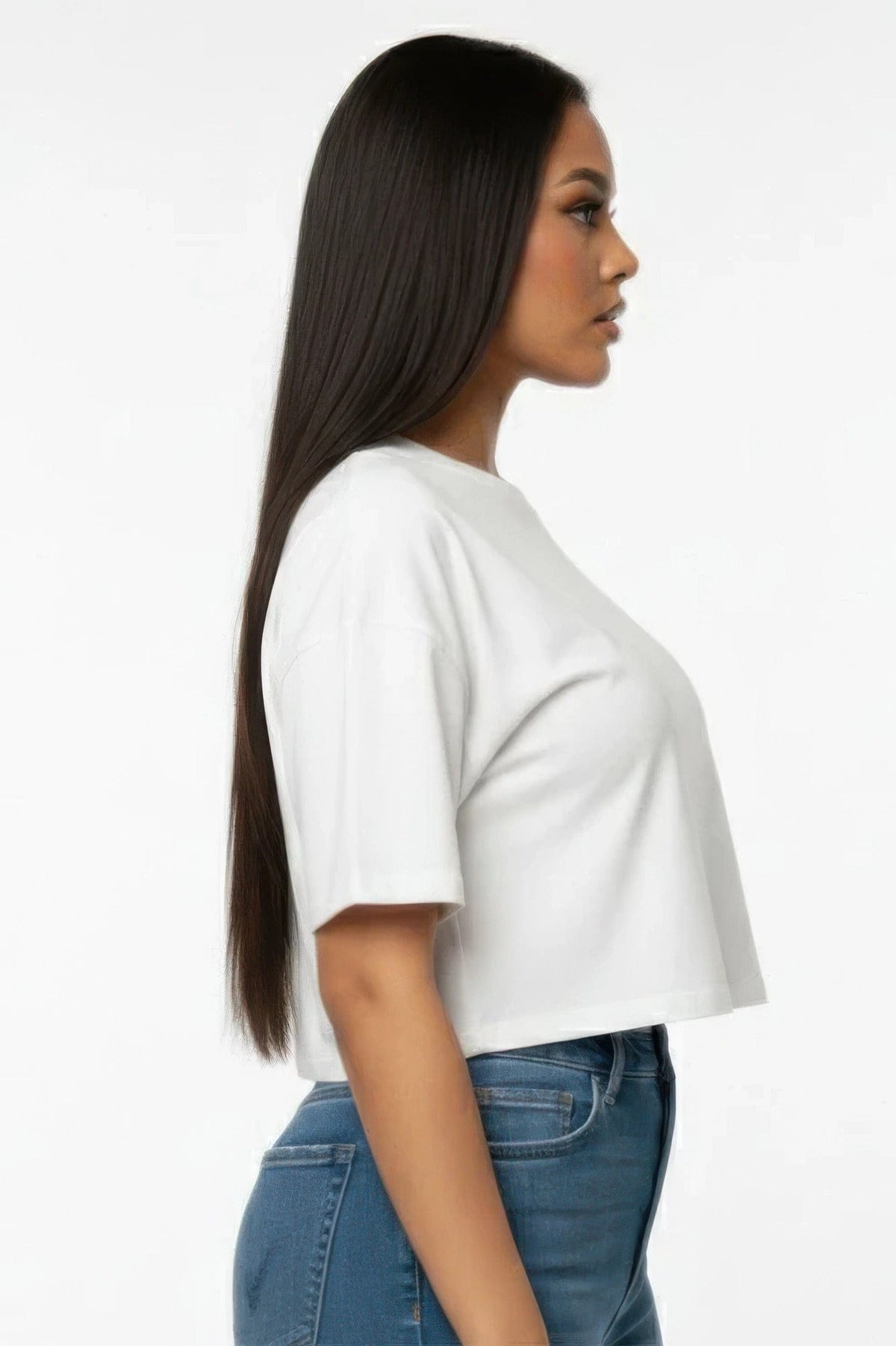Everyday Essential Cropped Crew Neck T-Shirt - A-1 Thread Vault