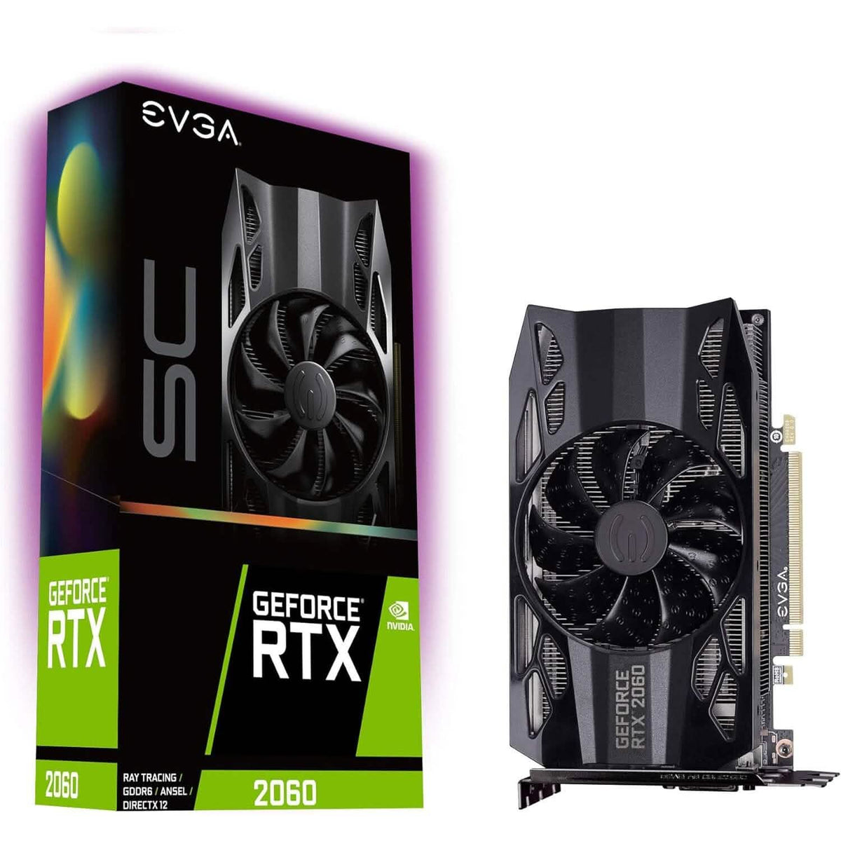 EVGA GeForce RTX 2060 SC Gaming Graphics Card (Refurbished) - A-1 Thread Vault