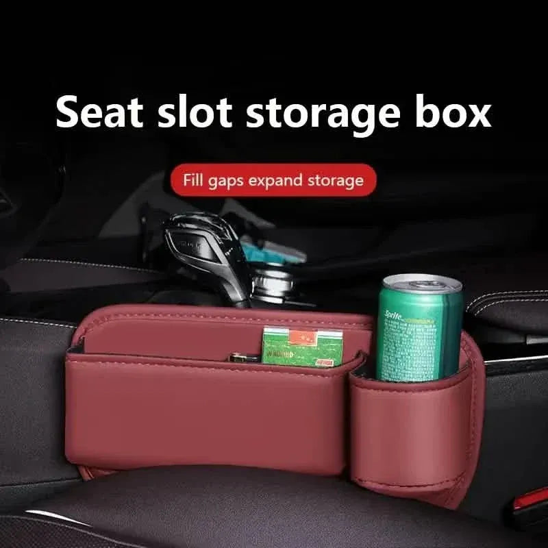 Expandable Car Seat Gap Organizer with Cup & Phone Holder - A-1 Thread Vault