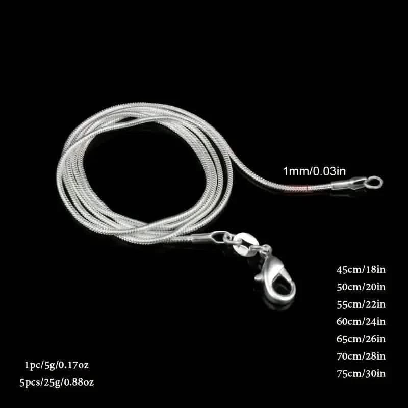 Exquisite Casual Snake Necklace Collarbone Chain Couple Pendant - A-1 Thread Vault