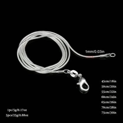Exquisite Casual Snake Necklace Collarbone Chain Couple Pendant - A-1 Thread Vault