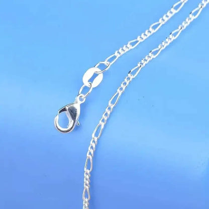 Exquisite Copper Necklace Chain, 16–30in Adjustable, 925 Silver Plated - A-1 Thread Vault