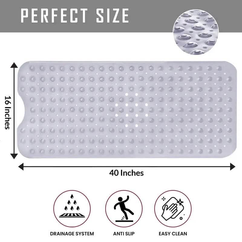 Extra Long Non Slip Bathtub Mat - A-1 Thread Vault