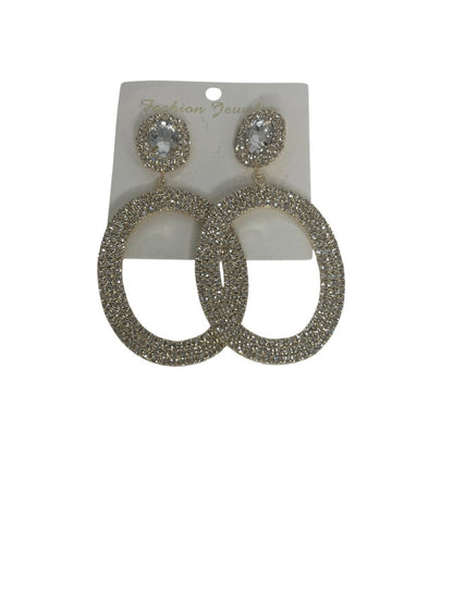 Extravagant Crystal Earrings - A-1 Thread Vault