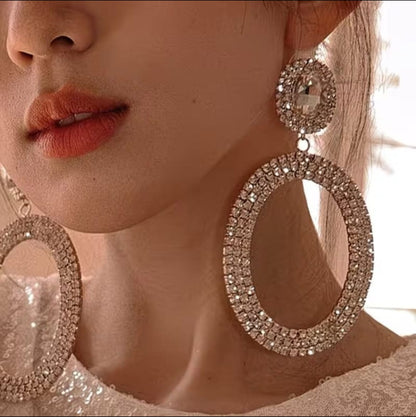Extravagant Crystal Earrings - A-1 Thread Vault
