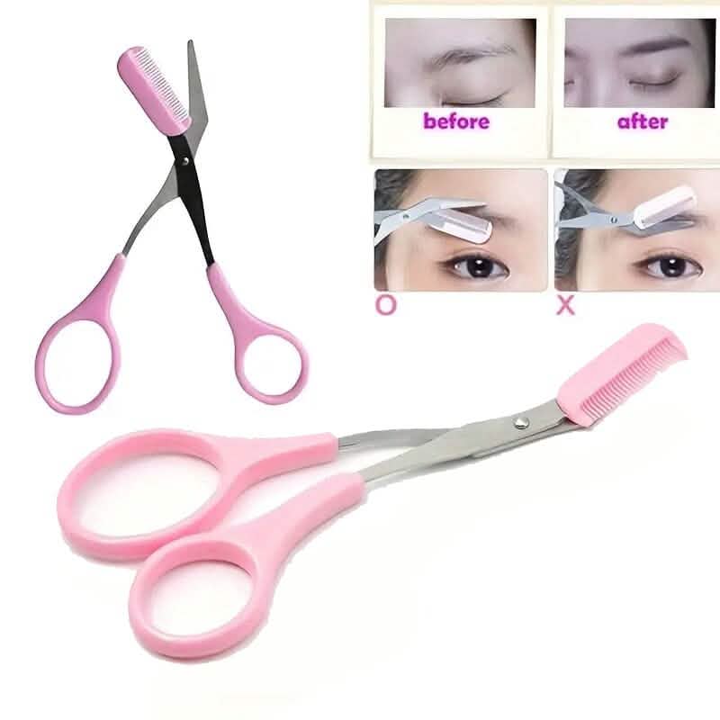 Eyebrow Trimmer Scissor with Comb - A-1 Thread Vault
